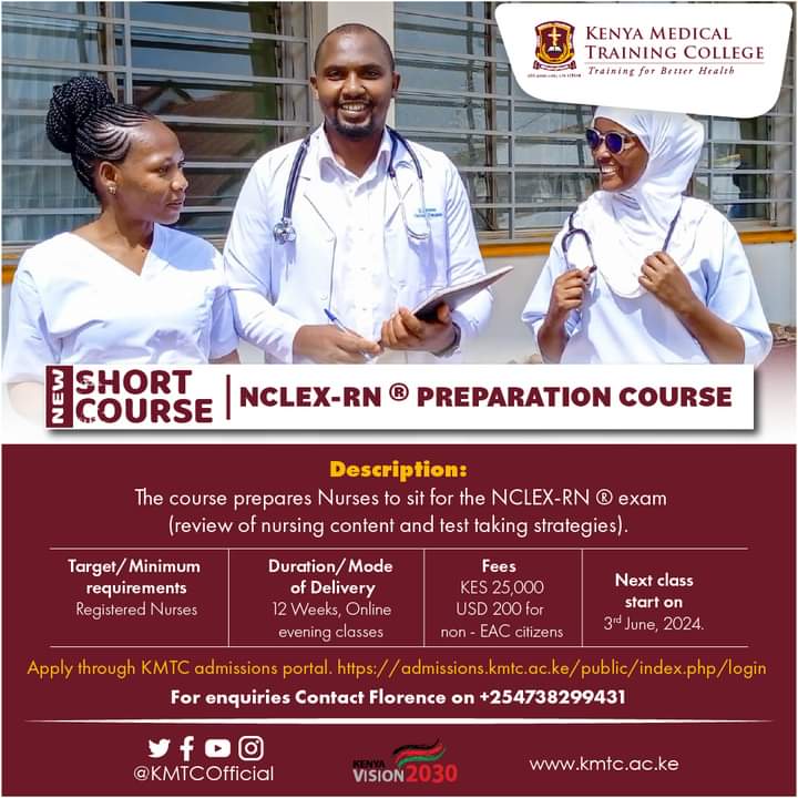 Feeling uncertain about passing your NCLEX exams? 

No need to worry. 

We are here to refine your skills.

Book your spot for our June 2024 intake and let us walk you towards your success!

#GoingtoKMTC #wearekmtc #ForeverKMTC