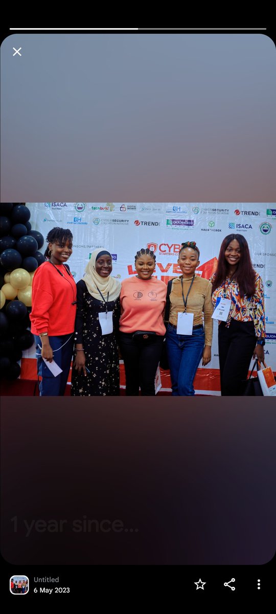 halimaholaoloh's tweet image. 1 year ago at the #cyberstarters conference! 🎉

Too bad FUTA exams will make me miss @africacyberfest this year 🥹🥹