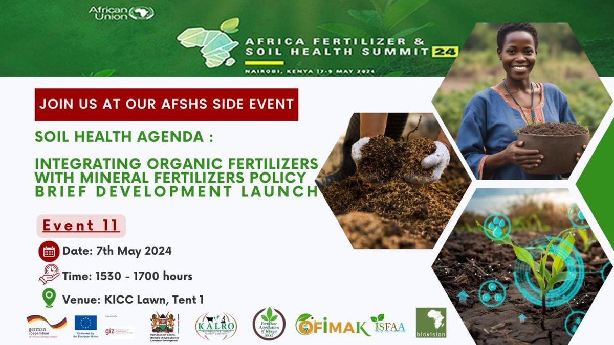 📢New Article Alert
Check out our latest article covering the Africa Fertilizer and Soil Health Summit.

🛑Don't miss out on the insights!
#AfricaSummit #SoilHealth #Agroecology #AfricanAgriculture, #Sustainability, #FoodSecurity. 

Article link: linkedin.com/feed/update/ur…