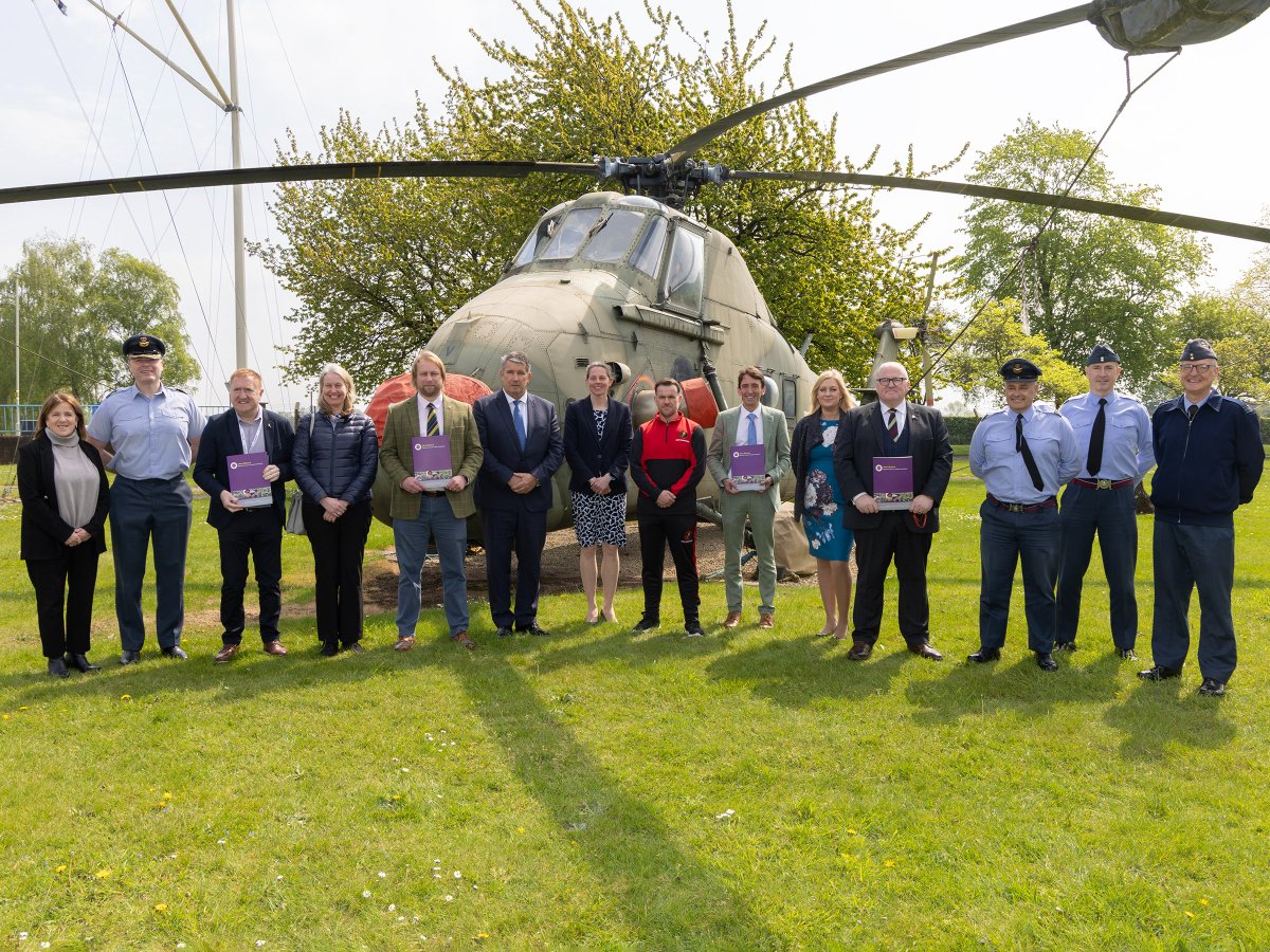 The heads of 5 businesses visited @RAF_Shawbury last week to tour our Training Schools and sign the Armed Forces Covenant with Shropshire Council and the West Midlands Reserve Forces Cadet Assoc 🤝🖊️. Our big thanks go to you all for your commitment to the Armed Forces community.