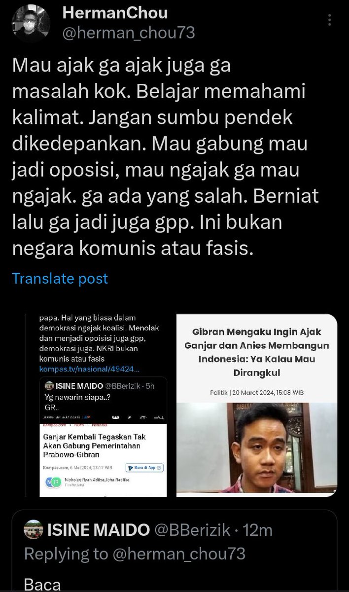 Mau mengatain kewarasan saya berapa aja juga gpp kalau itu cara kamu menanggapi hal yg sederhana spt ini. Namanya manusia. 😊