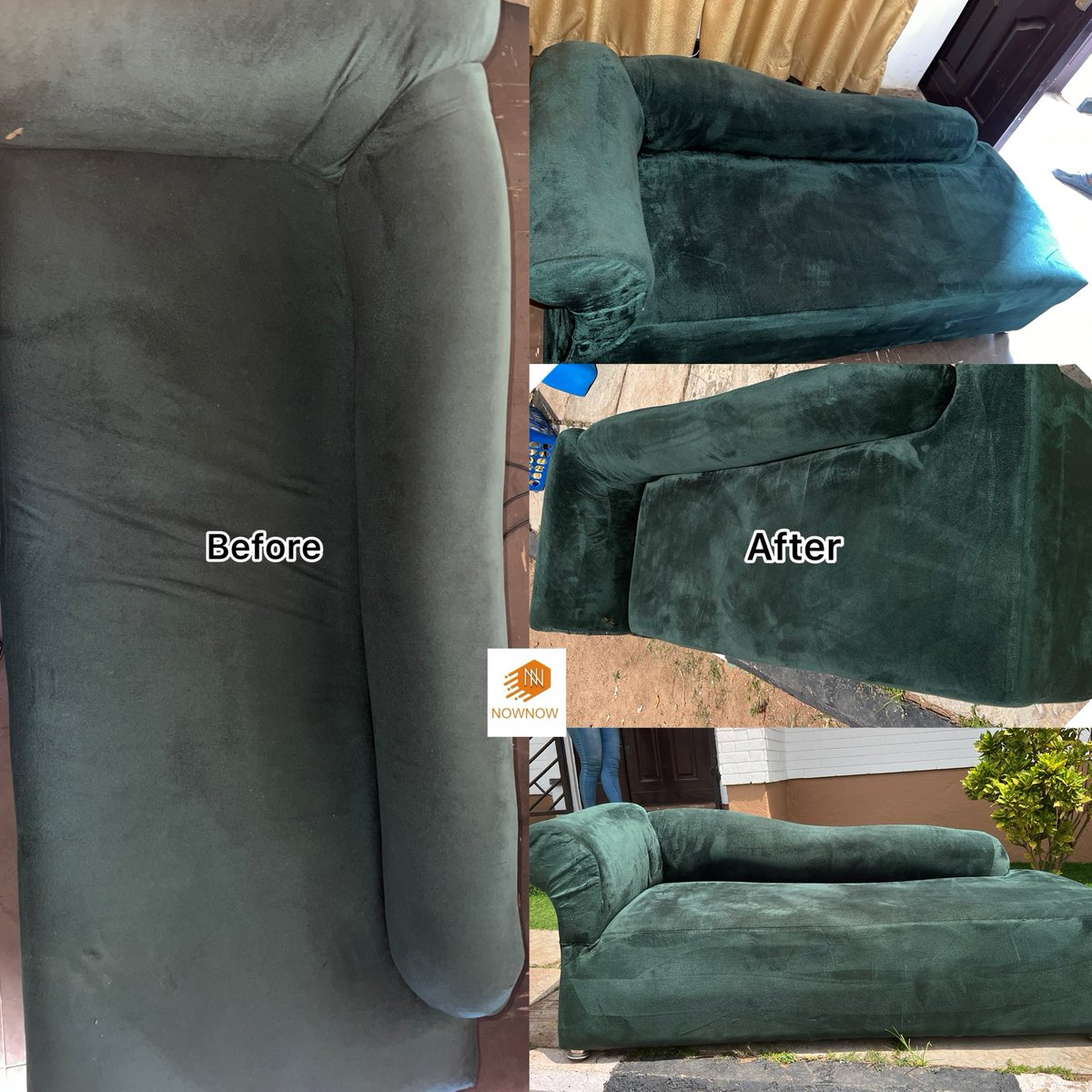 Upholstery cleaning🪑🧹🧽

Dm for bookings @nownowcleaning_laundryservice 
AKURE OFFICE -07060588859
ABUJA OFFICE-07032767721

#akurecleaningservices #akurelaundryservice #cleaningservicesinakure #abujacleaningservices #akurecleaners #akurecleaners #professionalcleaners