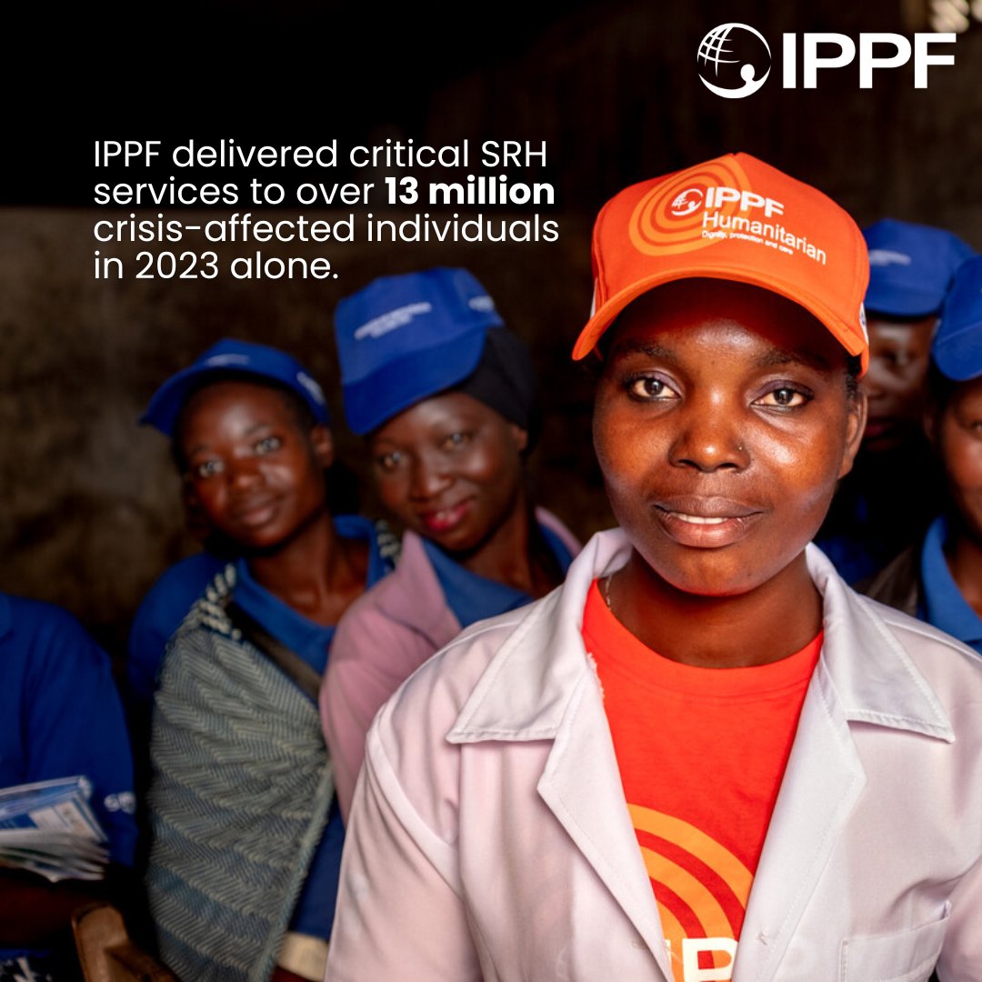 114 million people displaced as of mid-2023. Over half women and girls. IPPF and partners are on the front lines providing life-saving #SRH services to those most vulnerable in crises. Learn how ⬇️ bit.ly/SRHinCrises