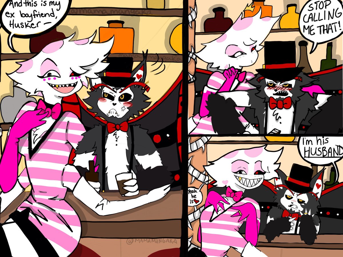 Repost of my #hazbinhotel #huskerdust #comic 💕