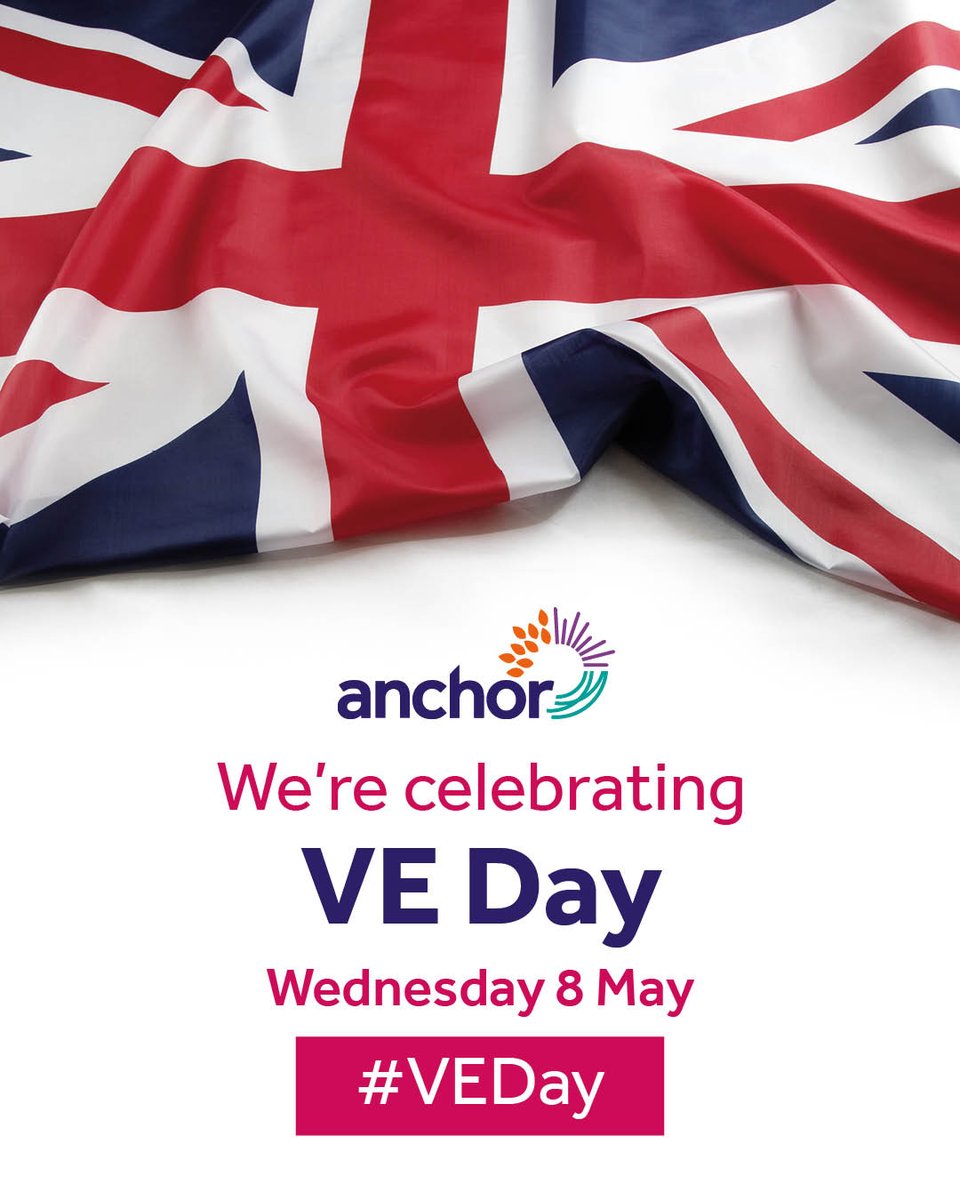 We are celebrating #veday today with a visit from the very talented Karen Clegg, She'll be singing all the songs from yesteryear throughout the day to our residents. @AnchorLaterLife