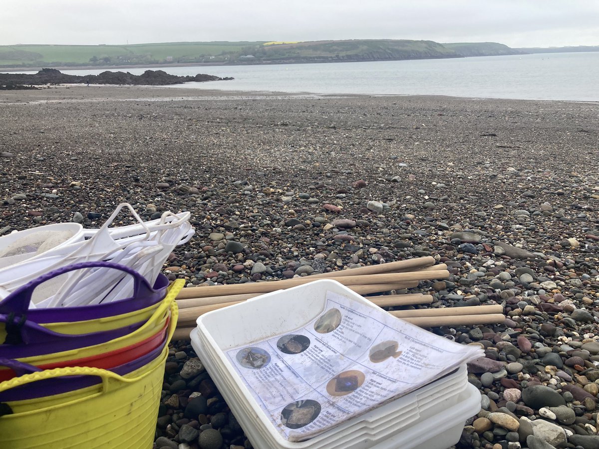 Getting ready for exploring the intertidal zone and marine life with Animal Care students from @PembsCollege! #marinebiology #rockyshore #shallowseas #rockpooling #marinelife #pembrokeshire