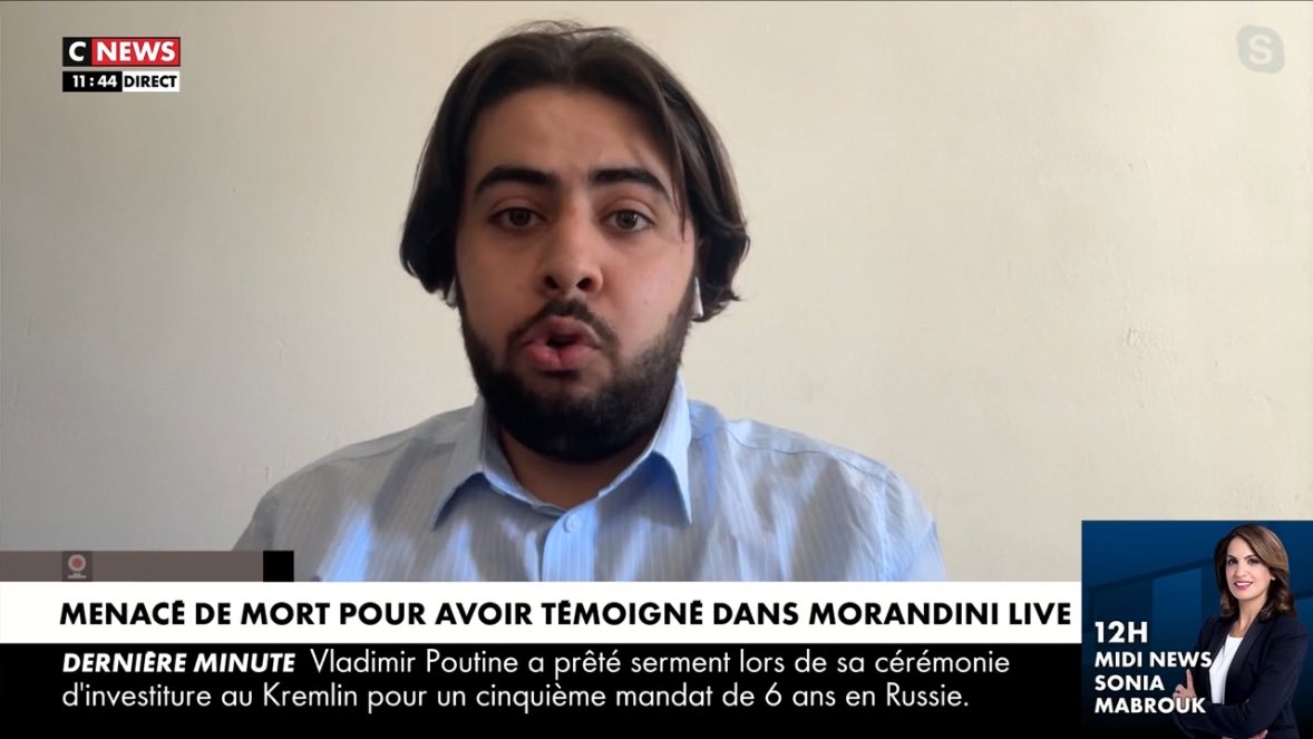 Menacé de mort pour avoir témoigné dans #morandinilive @radouan_kourak est en direct dans #morandinilive