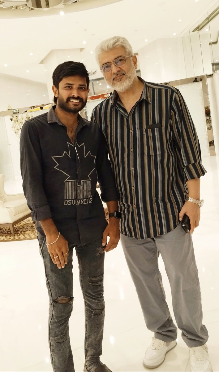 TQ so much thamil star thala ajith sir me valuable time maku ichinandhuku mitho spend chesina time life lo most memorable day.miru cheppina valuble words eppudu follow avutu untanu sir. Love u sir.❤️🥰😎✊🏻.. #AjithKumar #thalaajith #Thalaajithfans