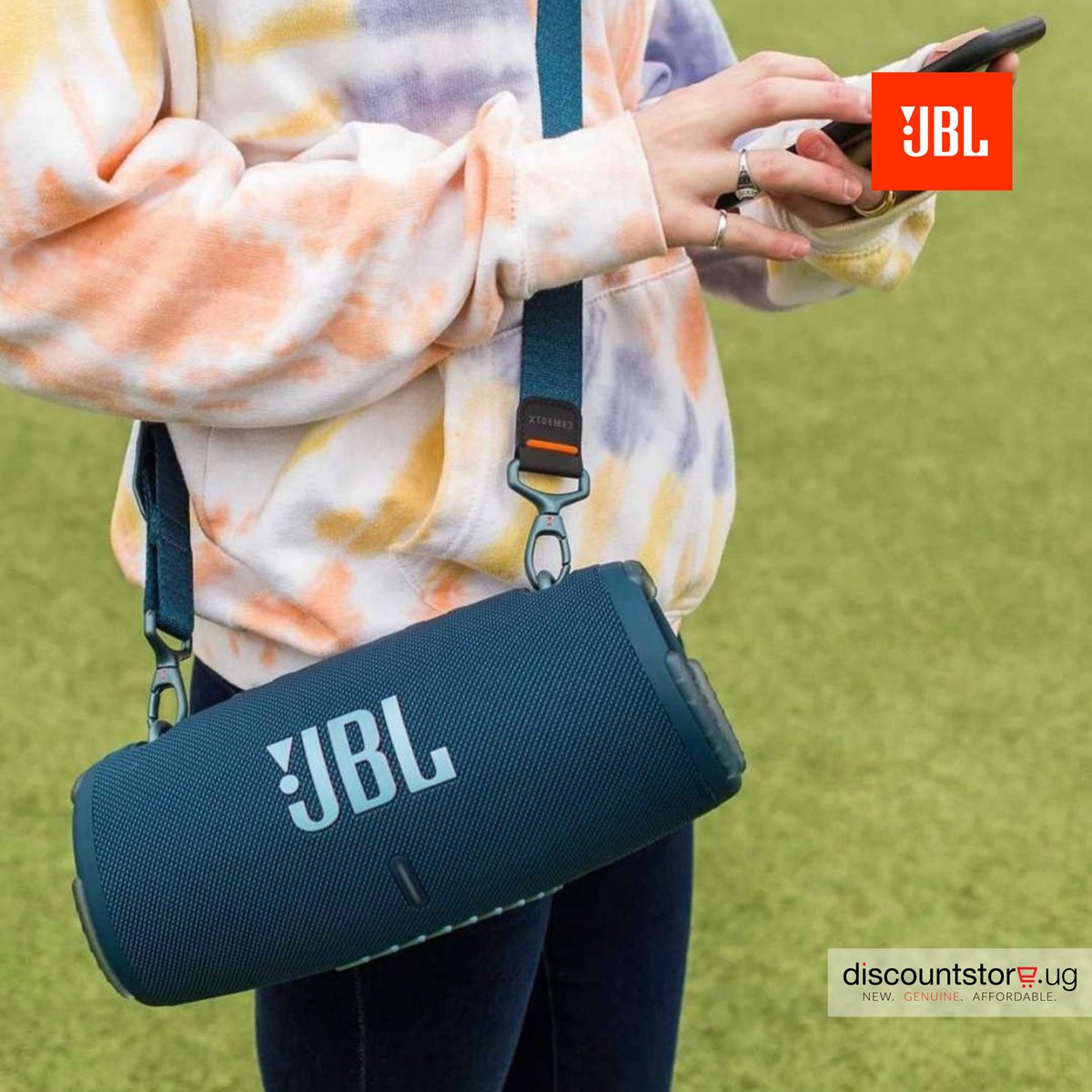 Enjoy Bluetooth wireless music anywhere with the JBL Xtreme 3 Portable Bluetooth Speaker. The Xtreme 3 has USB Type-A and USB Type-C ports for charging your compatible devices, so a low phone battery won’t stop your music.

JBL Xtreme 3 Bluetooth Portable Speaker at 980,000ugx