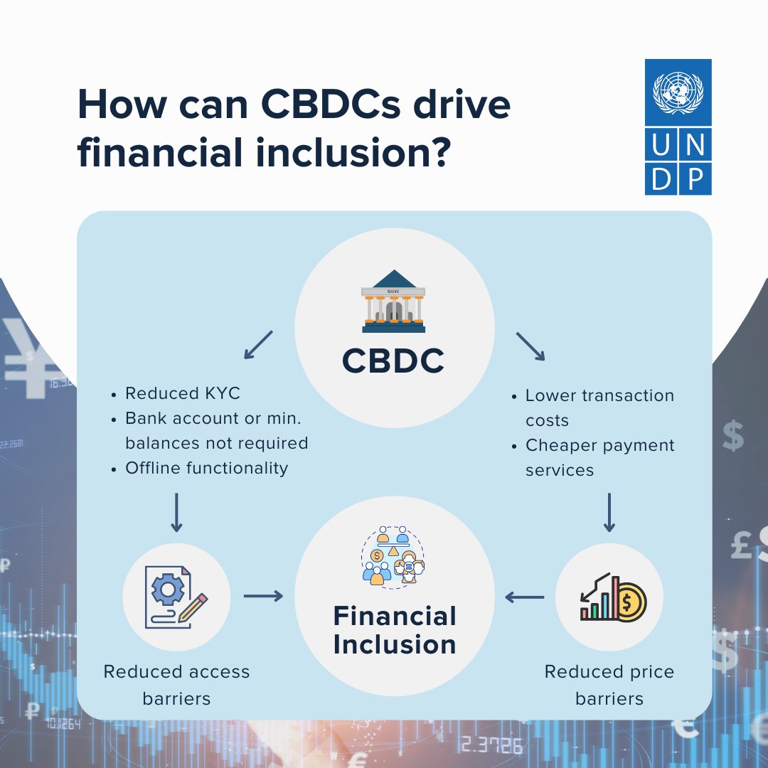 From 🇧🇸 The Bahamas to 🇳🇬 Nigeria, central bank digital currencies #CBDCs are being adopted & have the potential to foster more inclusive finance. But, they also bring with them risks & challenges. 📚 Explore CBDCs with @HengWANG_law in our blog series: go.undp.org/cbdcfi1