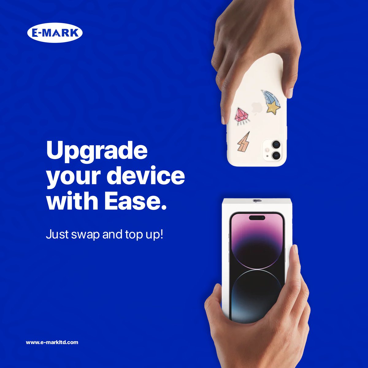 Upgrade from your old device and experience the latest in tech by trading in today, it’s that easy. #TechUp #LevelUp #ConnectingPeople