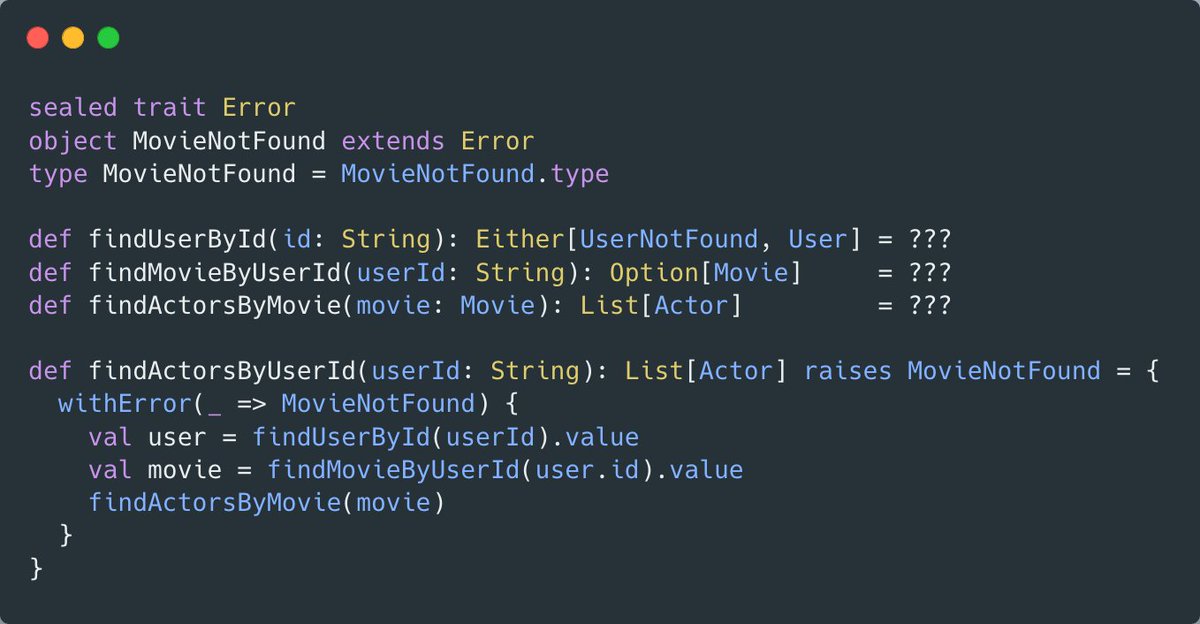 Do you have some #Scala functions returning different wrapped types, and do you want to compose them together? What? You do like the direct style. #Raise4s lets you write them smoothly.
The new version also improves ergonomics too! 🚀