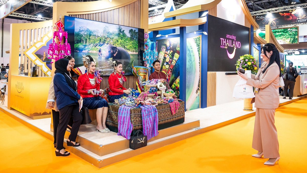 🇹🇭 The Tourism Authority of Thailand has launched “Amazing Thailand: Your Stories Never End,” at the Arabian Travel Market, where the Thai pavilion presents a contingent of 64 Thai exhibitors from 6-9 May 2024.

#Thailand #TATNews #ThaiTravelNews

✳️ PRESS RELEASE: