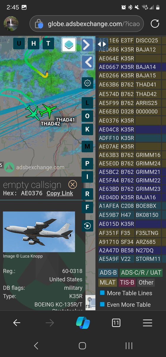 #AE5A9F as #STORM11 Up from Kirkland AFB. I mean why not toss a V-22 into the mix here. #BAJA11-16 and #THAD41 #THAD42 RTB.