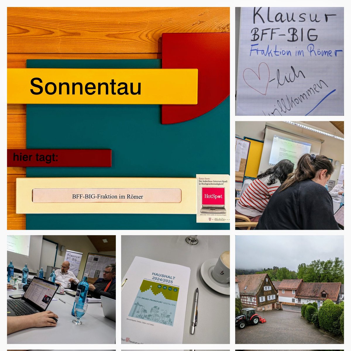 Zwei Tage haben wir unsere parlamentarische Initiative, mit unserer Fraktion, im schönen Gassbachtal über den #Doppelhaushalt 2024/2025 der #StadtFrankfurt beraten! 🤗📋

#bffbig #bffbigfraktion #Klausur #klausurtagung #Tagung #ffm #Frankfurt #kommunalpolitik #Etat #staytuned