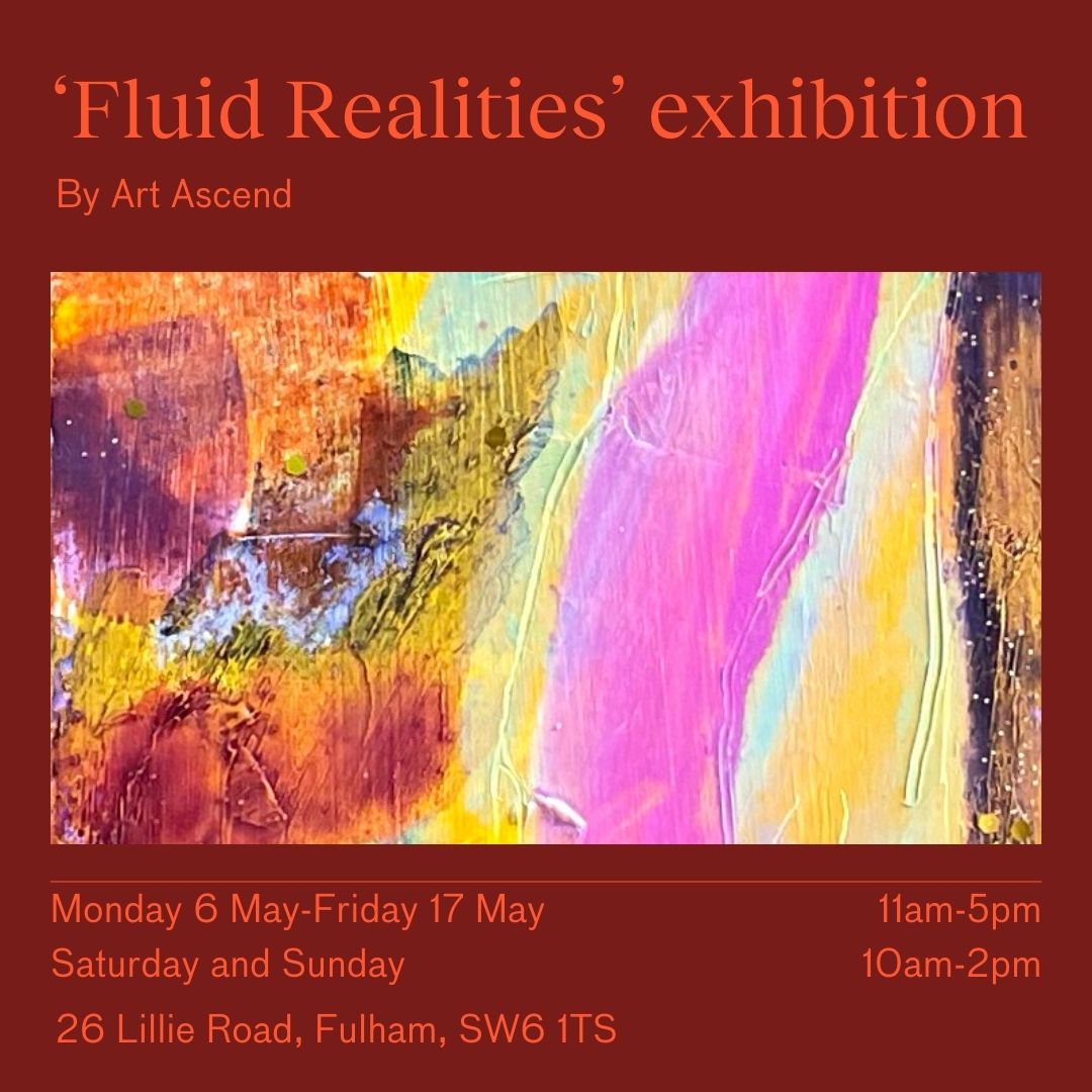 New exhibit at The Gallery! 'Fluid Realities: From Imagination to Implementation' showcases contemporary figurative art by Art Ascend 🎨 Come by until May 17. #earlscourt #westlondon #londonart #londonrealestate