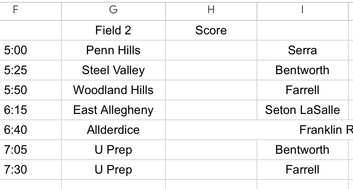 Today 2Tenths 7n7 Passing League Schedule tap ➡️ you can see both field 1 &amp; 2
