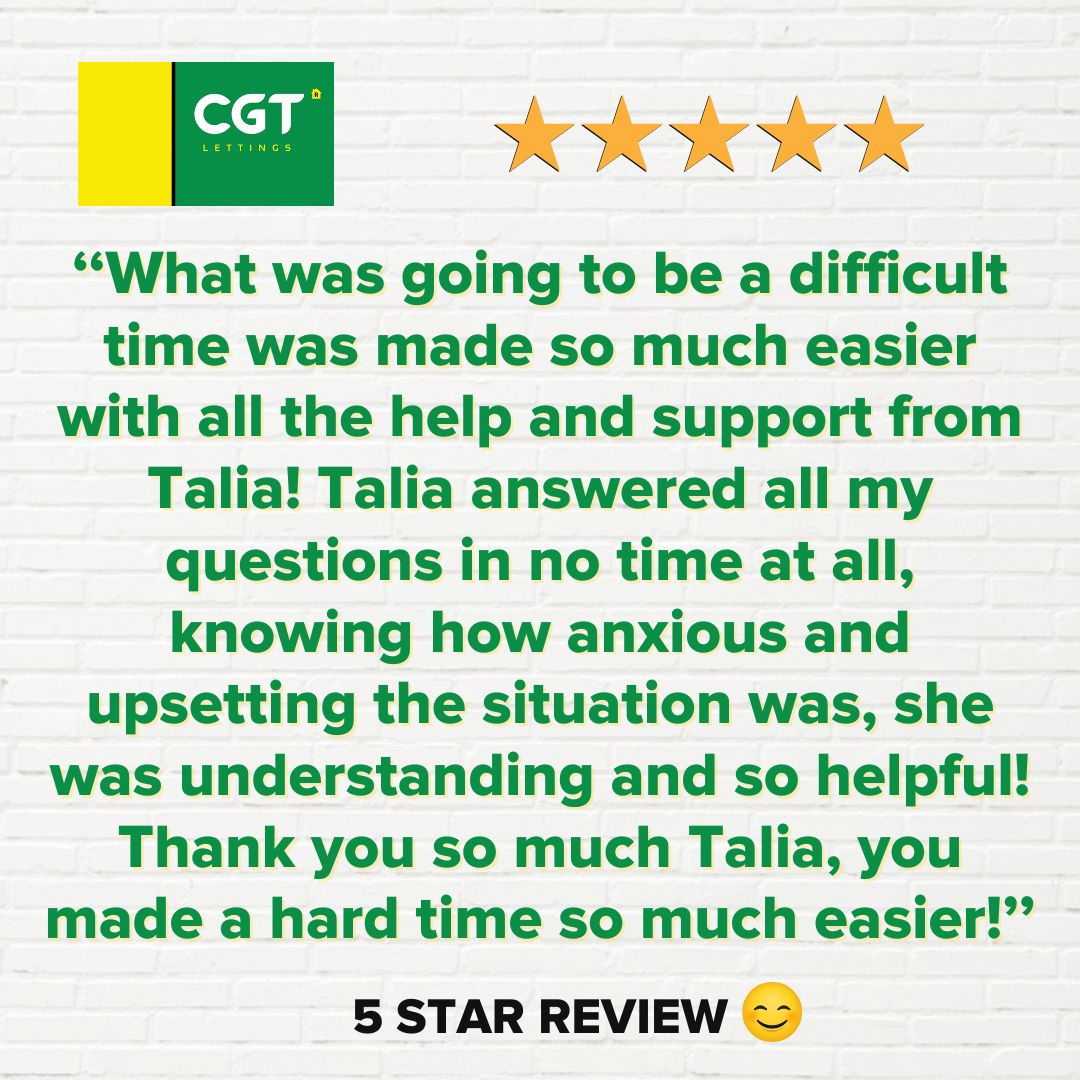 ⭐ What a way to start the working week after a Bank Holiday! Check out this amazing review for Talia and the team in our #Quedgeley & Kingsway office. In difficult circumstances Talia delivered a fantastic service. Well done, Talia.  🏠💛💚 #GlosBiz