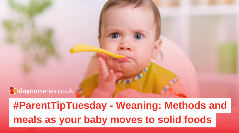 #ParentTipTuesday Methods for weaning your baby on to solid foods:  daynurseries.co.uk/advice/weaning…