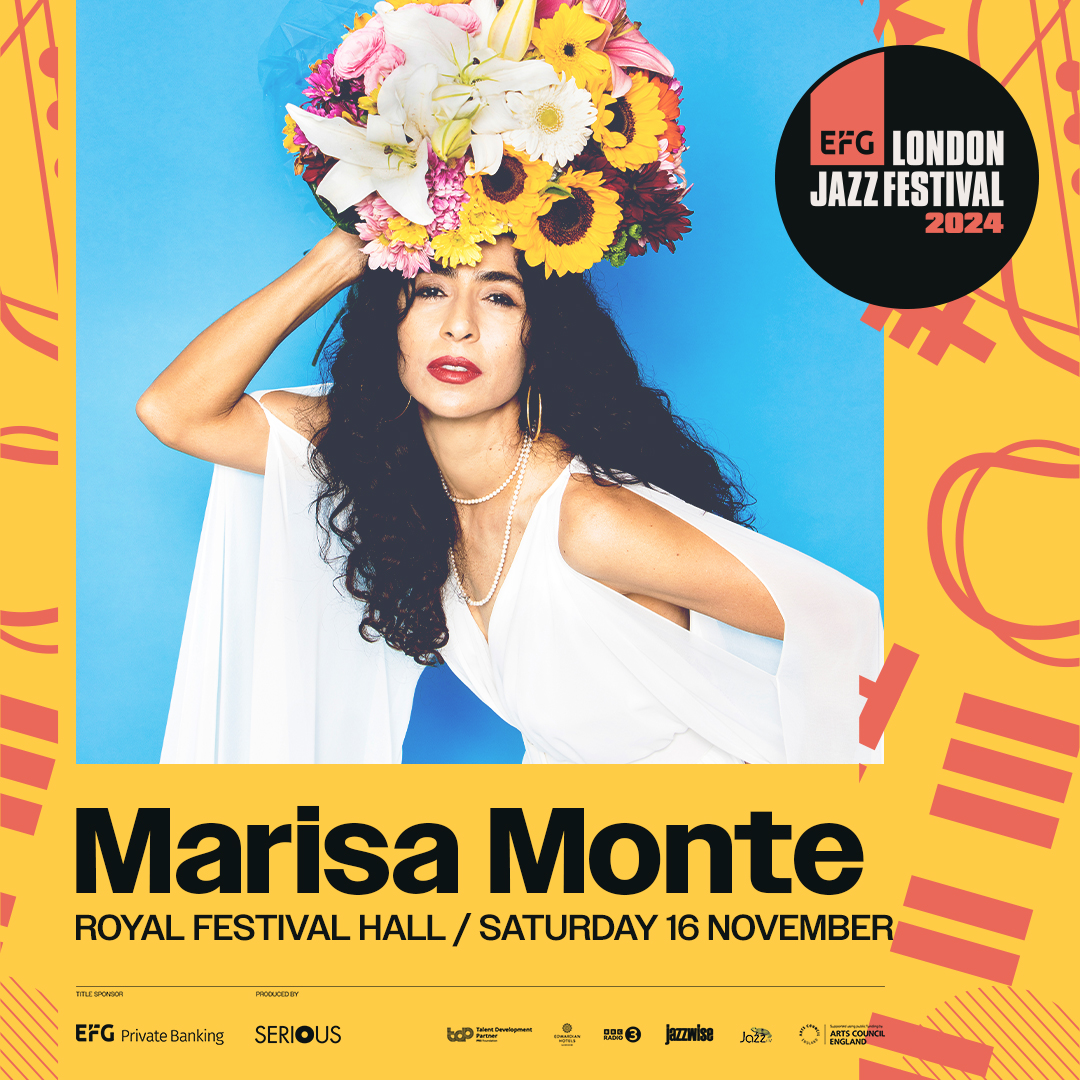 One of the greatest voices in Brazilian popular music @marisamonte is coming to the Royal Festival Hall on Saturday the 16th of November! Book your tickets now at efglondonjazzfestival.org.uk #wearejazz