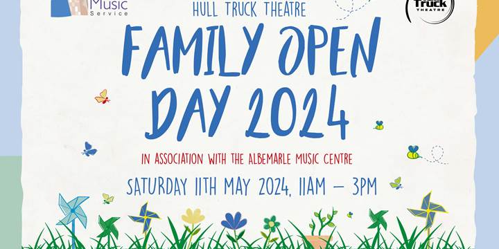 Family Open Day at @HullTruck Theatre and the The Albemarle Music Centre 11th May An amazing opportunity for you to get a behind-the-scenes look at two of Hull's most iconic cultural venues. daysoutyorkshire.com/whats-on/year/…