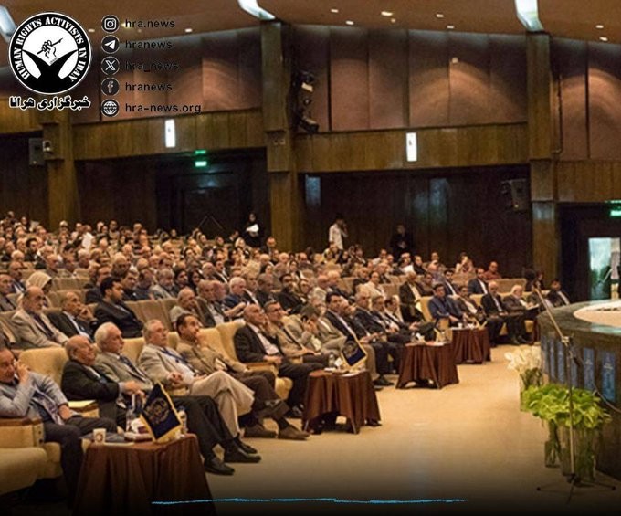 HRANA_English's tweet photo. Security guards prevented some female physicians from attending the annual Congress of Surgeons due to improper hijab. Recently, Iran's authorities have intensified hijab regulations, leading to increased harassment and social restrictions for women.
#Iran #CompulsoryHijab https://t.co/3hpnDz1xWP