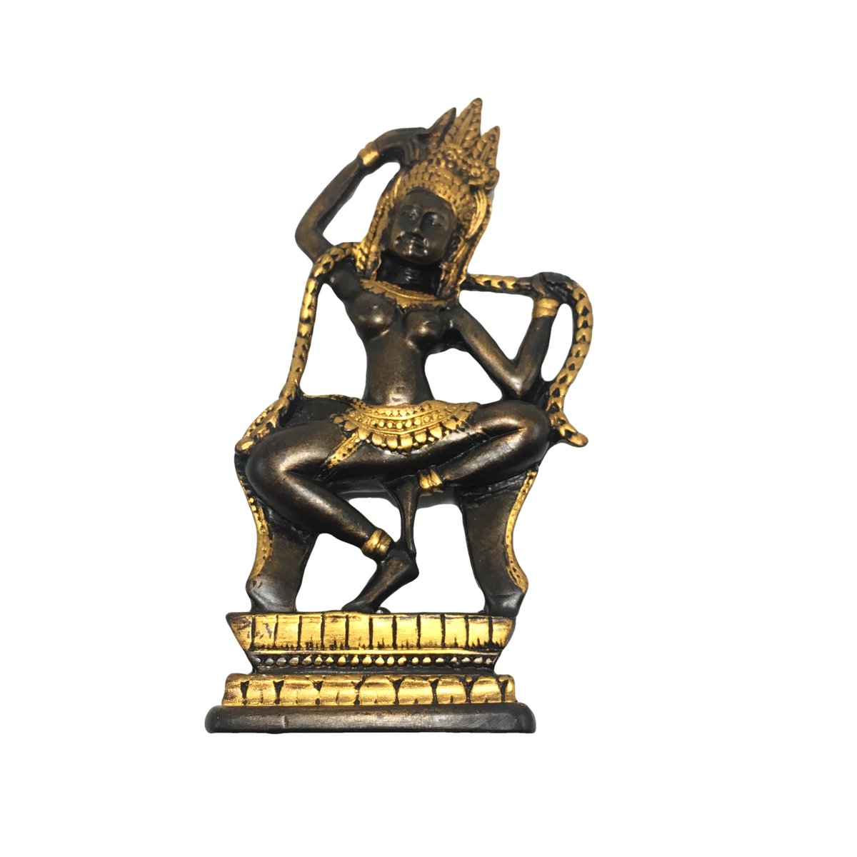 Check out Apsara Sculpture Gold Resin Brown Khmer Cambodia Angkor Wat Style Statue ebay.com/itm/2763708087… #eBay via @eBay