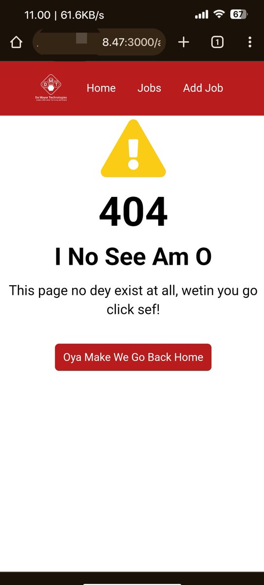 iam_damayor's tweet image. I play too much 🤣🤣🤣
#FrontendWebDev #Reactjs #404