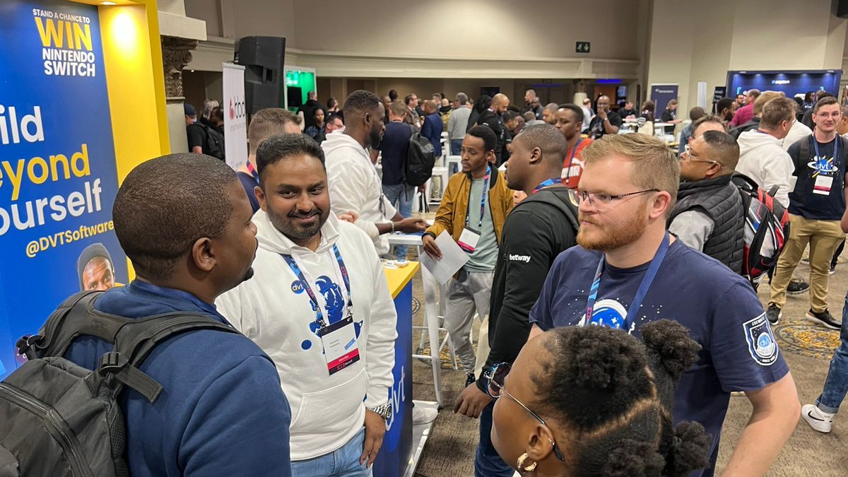DVTSoftware's tweet image. We're at @devconfza JHB today! Come and meet our team and enter our competition to win a Nintendo Switch! ๐ฎ ๐ฅ๐
#DevConf2024 #BuildBeyondYourself #SoftwareDevs