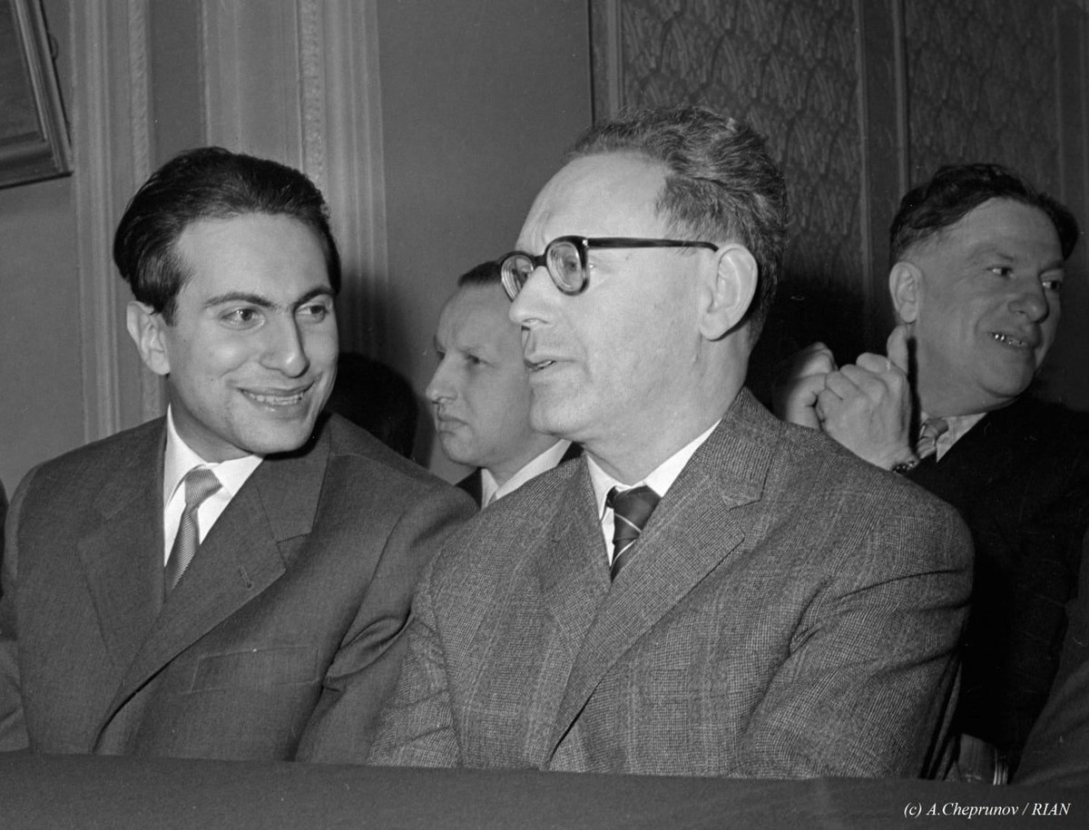 ♟ On May 7, 1960, Soviet Grandmaster Mikhail #Tal became the youngest-ever World Chess Champion at the time. Using aggressive, imaginative style of play and daring combinations, Tal defeated fellow compatriot Mikhail #Botvinnik with a score of 12.5 to 8.5.
