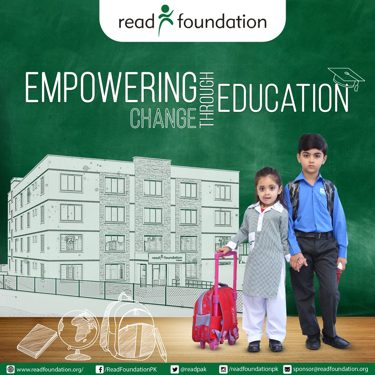 Education is the key to empowering change, fostering growth, and shaping a bright future for all. Let's support education to contribute to the betterment of society. #READFoundation #education #society #empowerment