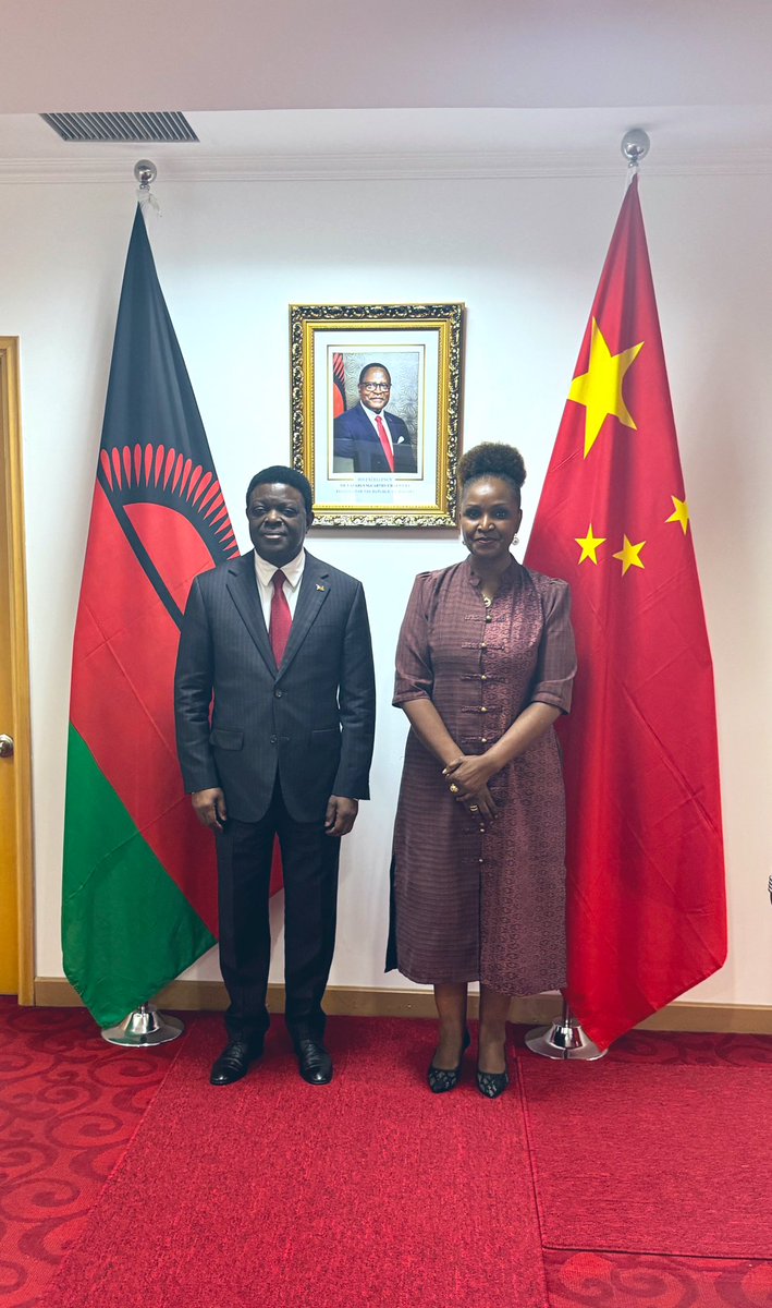 Today our Representative @AmaSande met with the Ambassador of Malawi, H.E. Allan Chintedza. They discussed the past partnership with @cidcaofficial & explored ways to further strengthen collaboration particularly as 2024 marks an important year for China-Africa Cooperation.