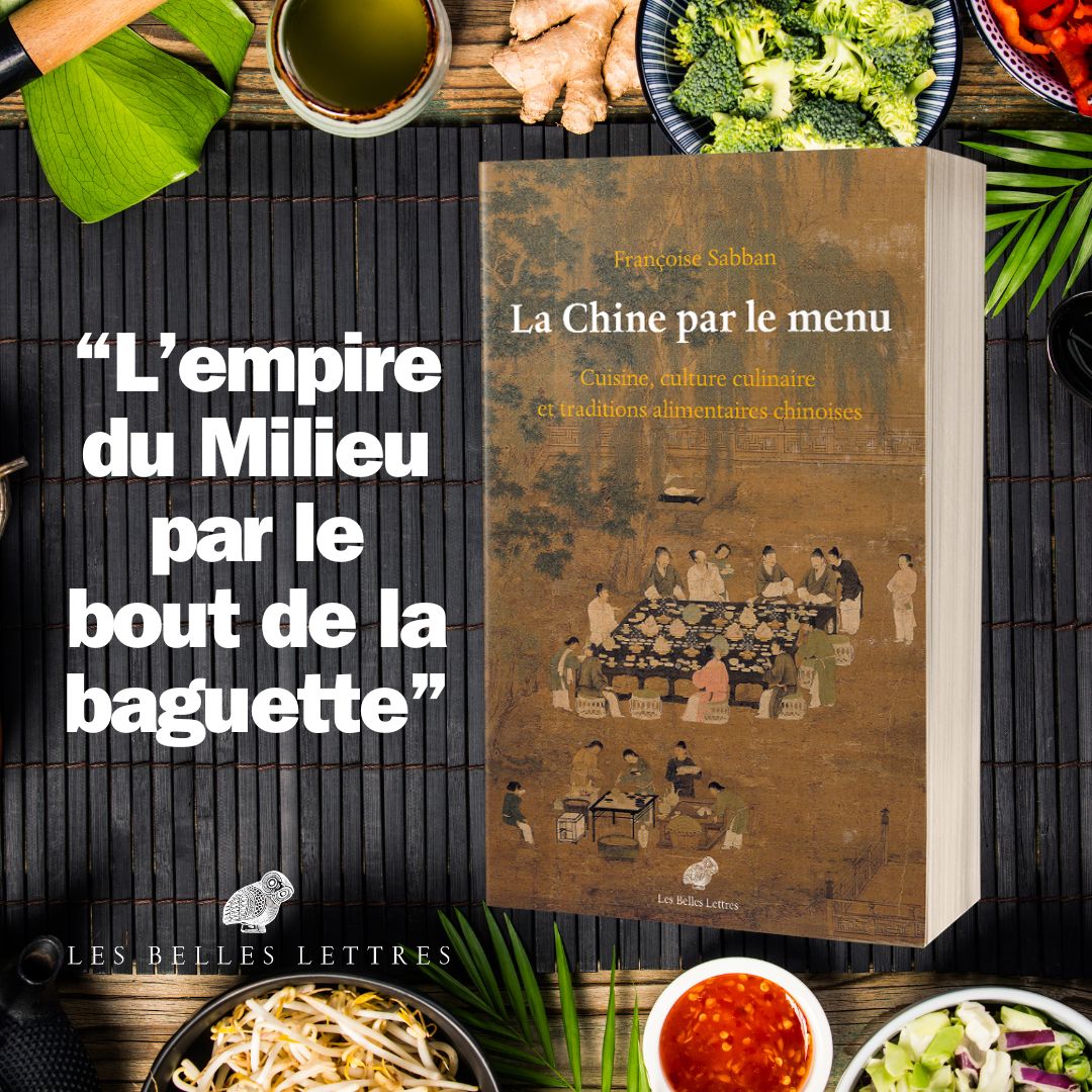 📰  Françoise Sabban décrit l’empire du Milieu par le bout de la baguette et, même si elle ne donne pas de recettes, c’est un vrai régal. 🔎 Le Point Références 📕En savoir plus sur le livre : lesbelleslettres.com/livre/97822514…