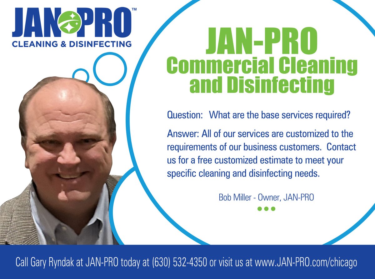 #JanProCleaning #CleaningExpertise #TrustedTeam #ConsistentClean #PeaceOfMind #FreeQuote