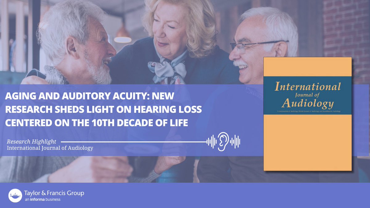 T&F Medicine & Healthcare (@tandfmedicine) on Twitter photo This fascinating article from <a href="/ijaonline/">International Journal of Audiology</a> explores research that sheds light on hearing loss in the 10th decade of life. The findings provide valuable insight into hearing acuity among nonagenarians. đź‘‚
➡️ spr.ly/6013bhhUf This fascinating article from <a href="/ijaonline/">International Journal of Audiology</a> explores research that sheds light on hearing loss in the 10th decade of life. The findings provide valuable insight into hearing acuity among nonagenarians. 👂
➡️ spr.ly/6013bhhUf