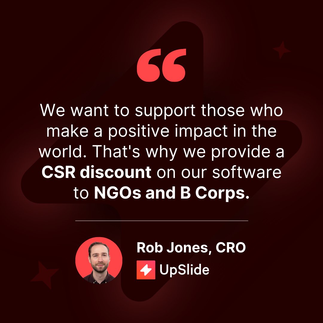 Did you know that we offer discount pricing on our software for NGOs and B Corps?

We introduced this policy back in 2021 to support companies that make a positive impact in the world.

Find out more about this project:
okt.to/M1b7SL

#BCorp #sustainability