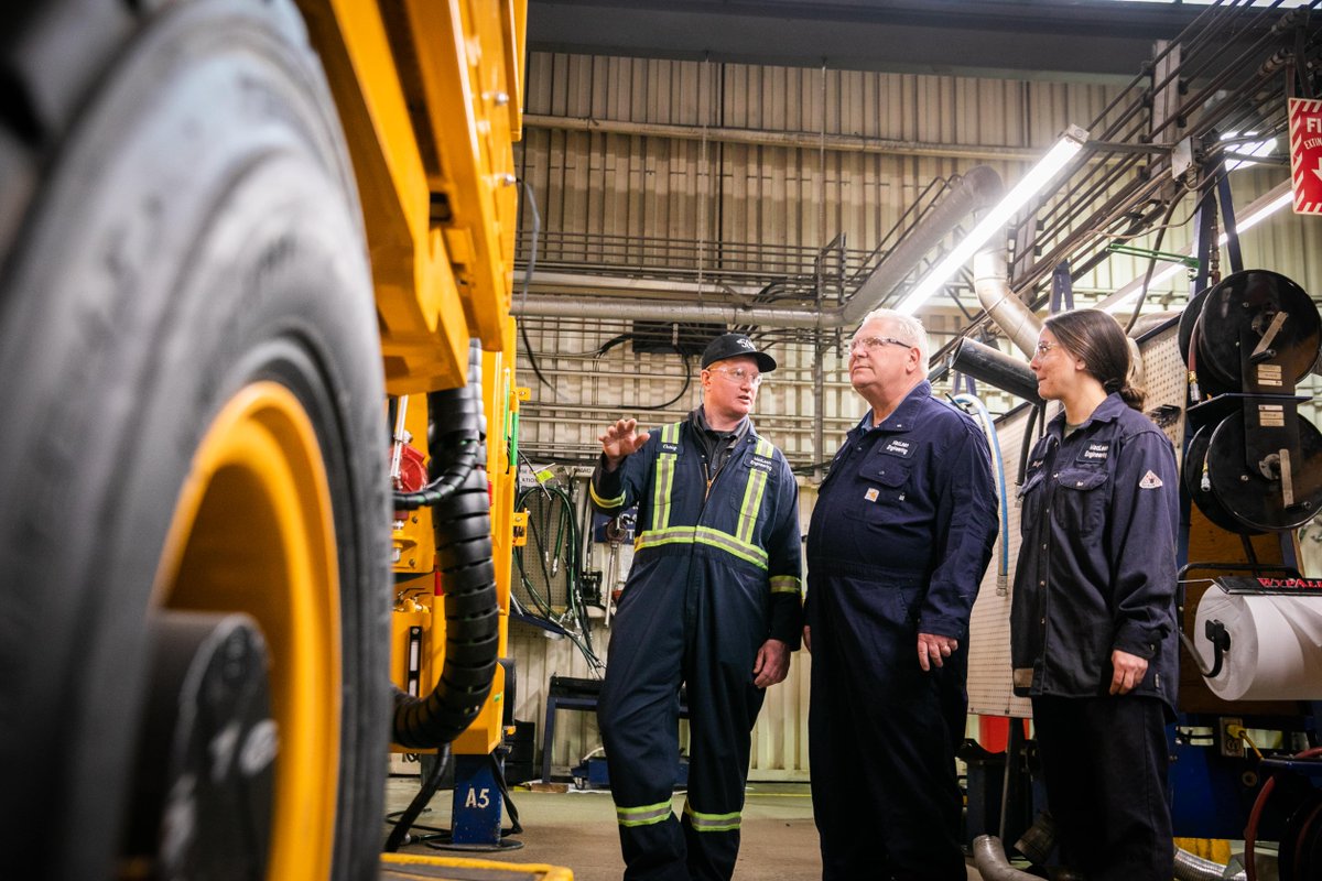 .@MacLeanEng is leading the way towards an electrified and automated global mining industry. Join Premier Doug Ford to learn about the role their mining vehicles play in Ontario's critical mineral strategy. #OntarioMade