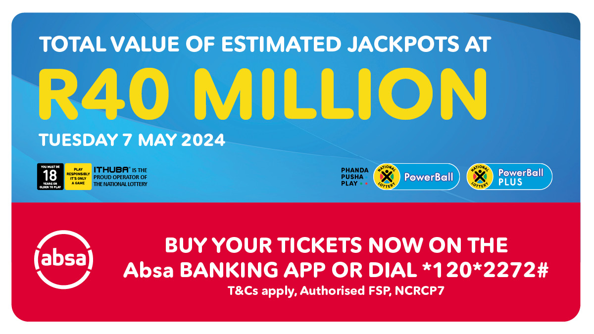 The story of your dreams matters! Play for a GUARANTEED R40 million Lotto jackpot 💰 TONIGHT and you could be one step closer to making your dream a reality. Play now on the Absa Banking App. #YourStoryMatters