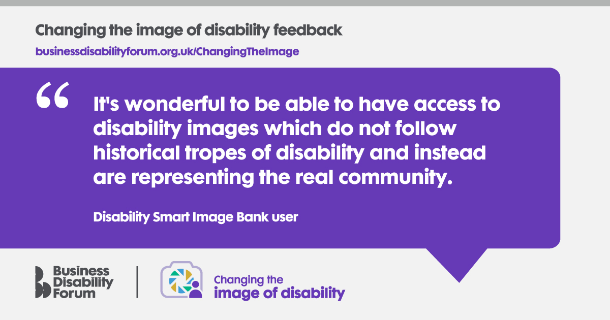 Our Member and Partner organisations have access to our free Disability Smart Image Bank, a Knowledge Hub full of resources, expert advice from a Business Partner, events and more. Find out more about membership: ow.ly/ayfB50RoXQA

#DisabilitySmart #DisabilityInclusion