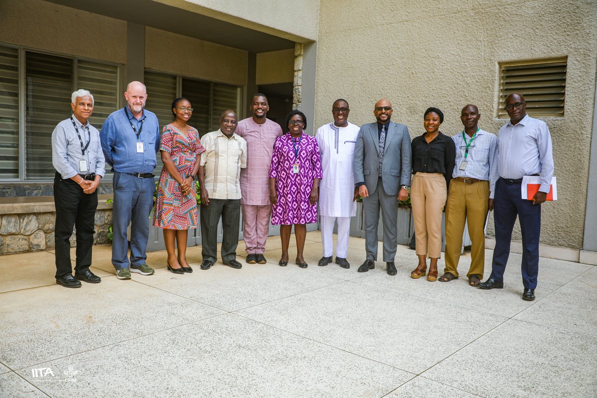 IITA Director General and @CGIAR Regional Director for Continental Africa Dr @simeonehui received @WorldFishCenter Director General and CGIAR Senior Director of Aquatic Food Systems Dr Essam Yassin Mohammed at the IITA headquarters in Ibadan, Nigeria yesterday. Discussions