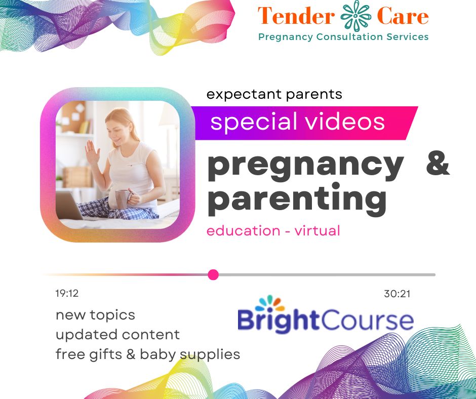 Enroll now for free online pregnancy and parenting education with a personal client advocate. Free gifts for you and baby! #ParentingJourney #VirtualSupport #pregnancy #brightcourse