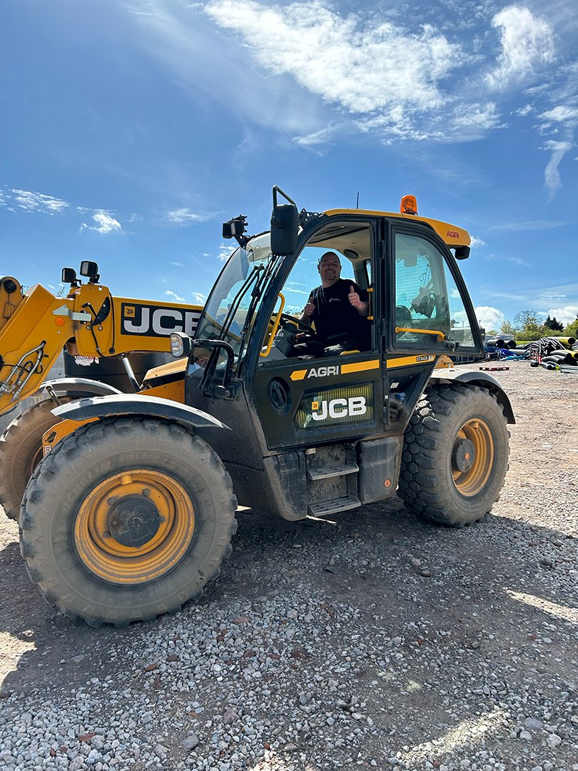 Mick's feeling refreshed after the Bank Holiday weekend! ☀️ We stock a wide selection of products in our yard here in Sutton Coldfield, including sewer pipe, soakaway crates, twinwall pipe &amp; more. Call our team today on 0121 351 3230 for competitively priced drainage products.