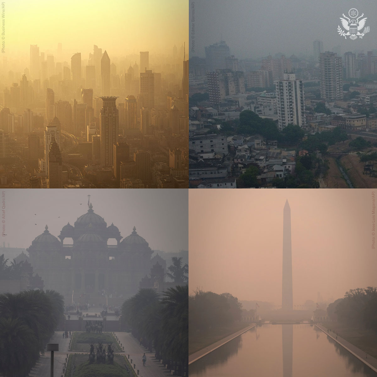 La pollution de l’air n’est pas seulement un problème local, c’est une préoccupation mondiale. La coopération internationale & le partage des responsabilités nous permettent de relever ce défi. Ensemble, créons un avenir + sain & + propre pour tous. #AirQualityAwarenessWeek