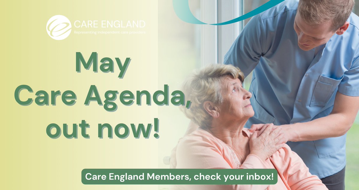 Are you a provider interested to learn about... 🌱 the growing importance of sustainability in care homes from @apetitouk ? 🧑‍🤝‍🧑shaping the culture in your service by Quentin Millington? 📜data protection fining guidance from @hempsonslegal? Read #MayCareAgenda - in you inbox now!