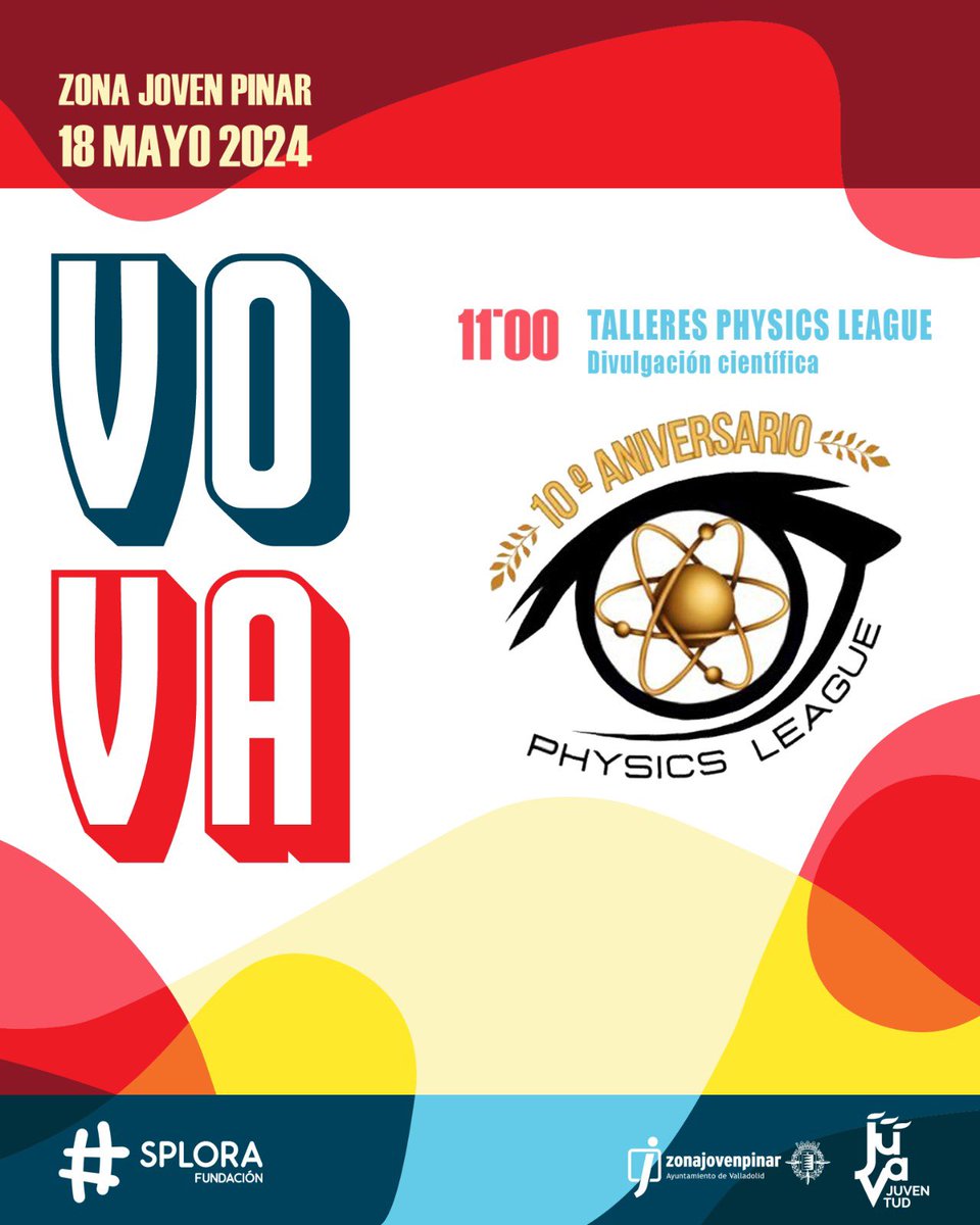 No os perdáis el próximo 18 de mayo los talleres en la Zona Joven Pinar, organizados por la Fundación Splora.