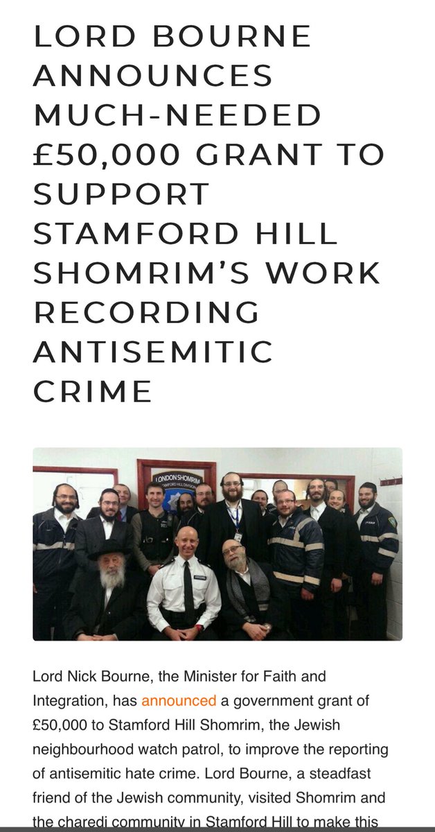 Why are British taxpayers funding a separate police force for Jews called Shomrim?

You condemn and cry about religious police yet fund them!

#JewishHeritageMonth 
#JewishTunnels