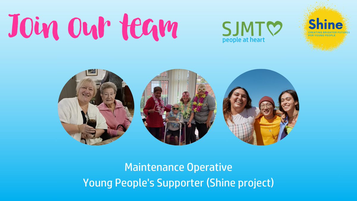 Could you be our new Maintenance Operative or Young People's Supporter?

Maintenance Operative: naturalhr.net/hr/recruitment…
Young People's Supporter:
naturalhr.net/hr/recruitment… #CharityTuesday