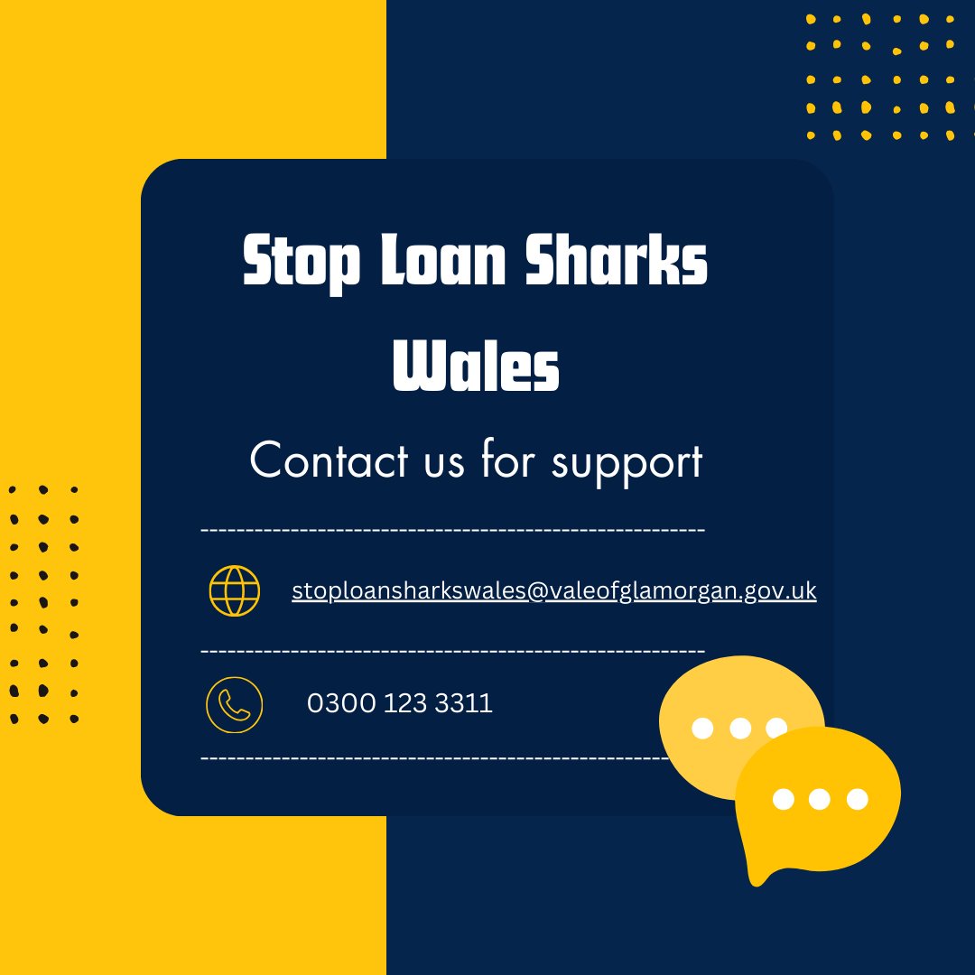 New research, commissioned by Stop Loan Sharks Wales and The Welsh Government, confirms fears that current financial hardships may drive more people in Wales to borrow from illegal money lenders, more commonly known as loan sharks.

#loans #debtfree #debtadvice #moneylenders