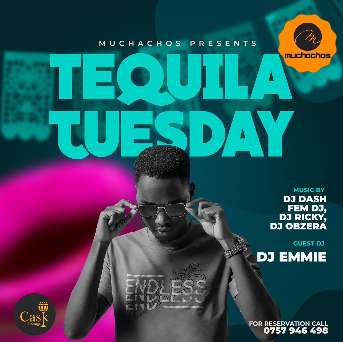 Your weekly dose of enjoyments, good vibes and thrills is here. We’re back at again, #TequilaTuesday tonight at @CaskLoungeKla. House Deejays: @fem_dj • @deejay_obzera • @DijRickyUg • @DJ_DashUG Guest Deejay: @EmThatGuy FREE ENTRY!!