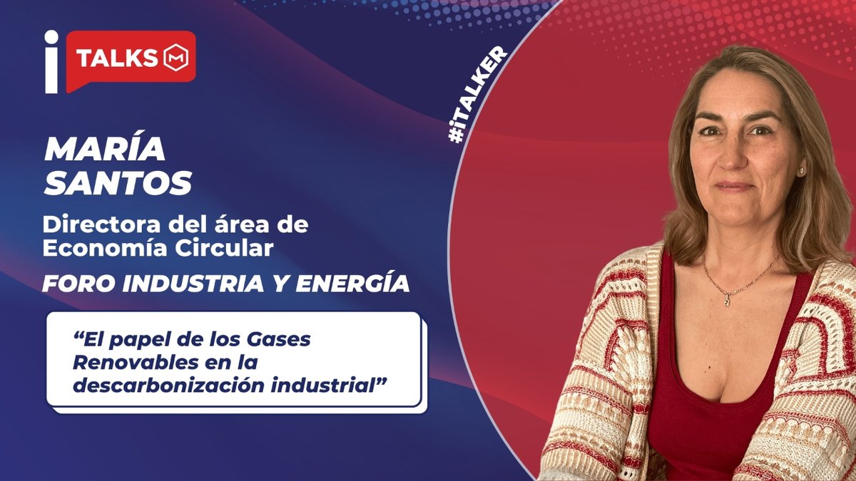 🔴🚀#iTALKS | María Santos, Directora del área de Economía Circular de @Foroindenergia, destacó en su 🎙️#iTALKS que, “Nuestros objetivos para la #hoja de ruta del #biogás son poco ambiciosos” #EnergíasRenovables #Descarbonización 🔋¡No te lo pierdas! 👉🏼 industrytalks.es/maria-santos-f… 🚀